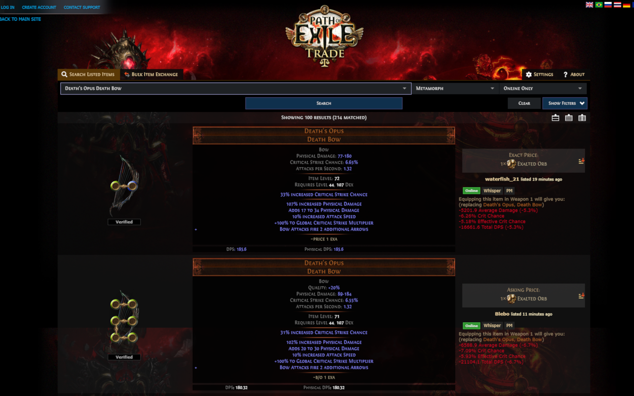 PoE Impact Trading截图2