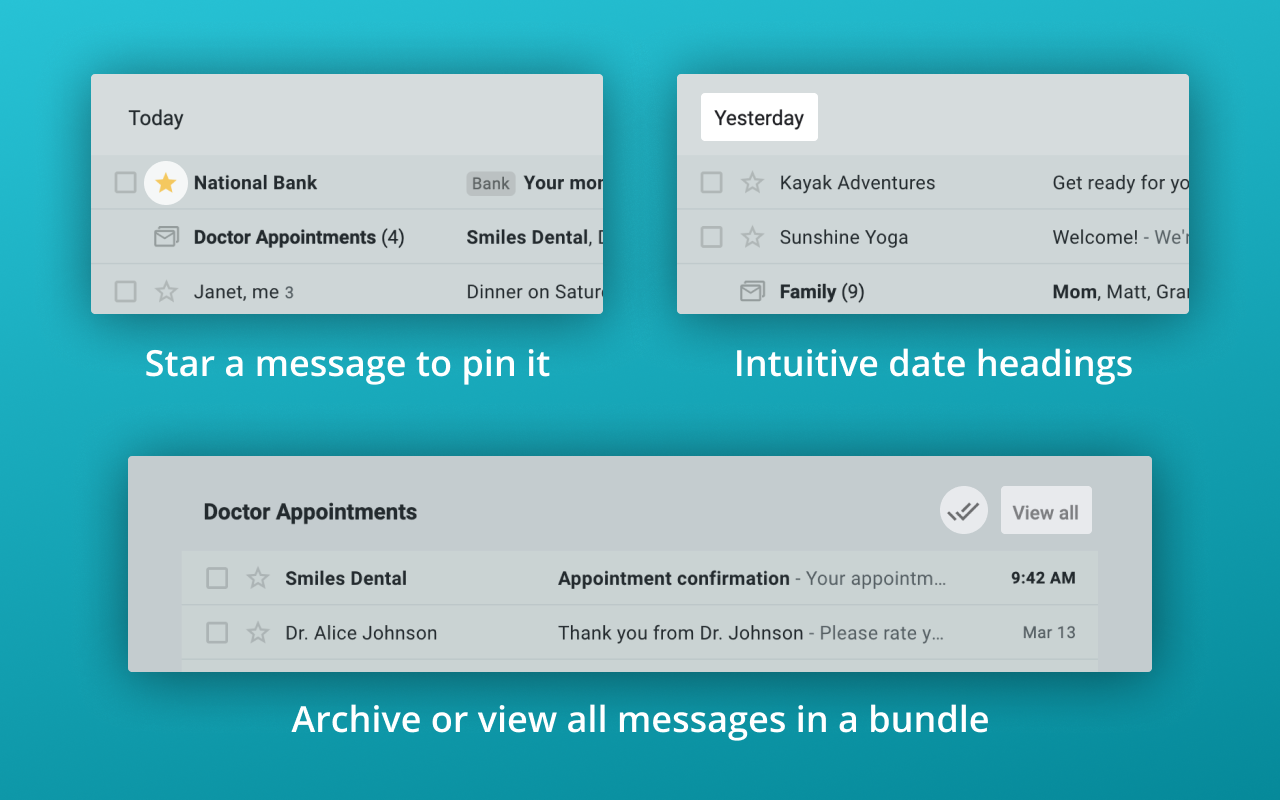 inboxy: Inbox Bundles for Gmail截图1