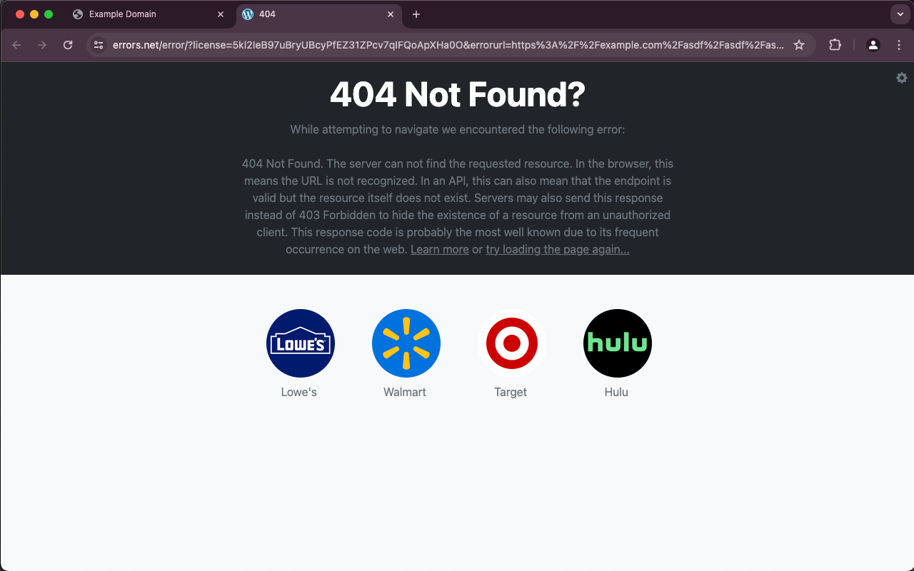 Errors.net official extension截图5