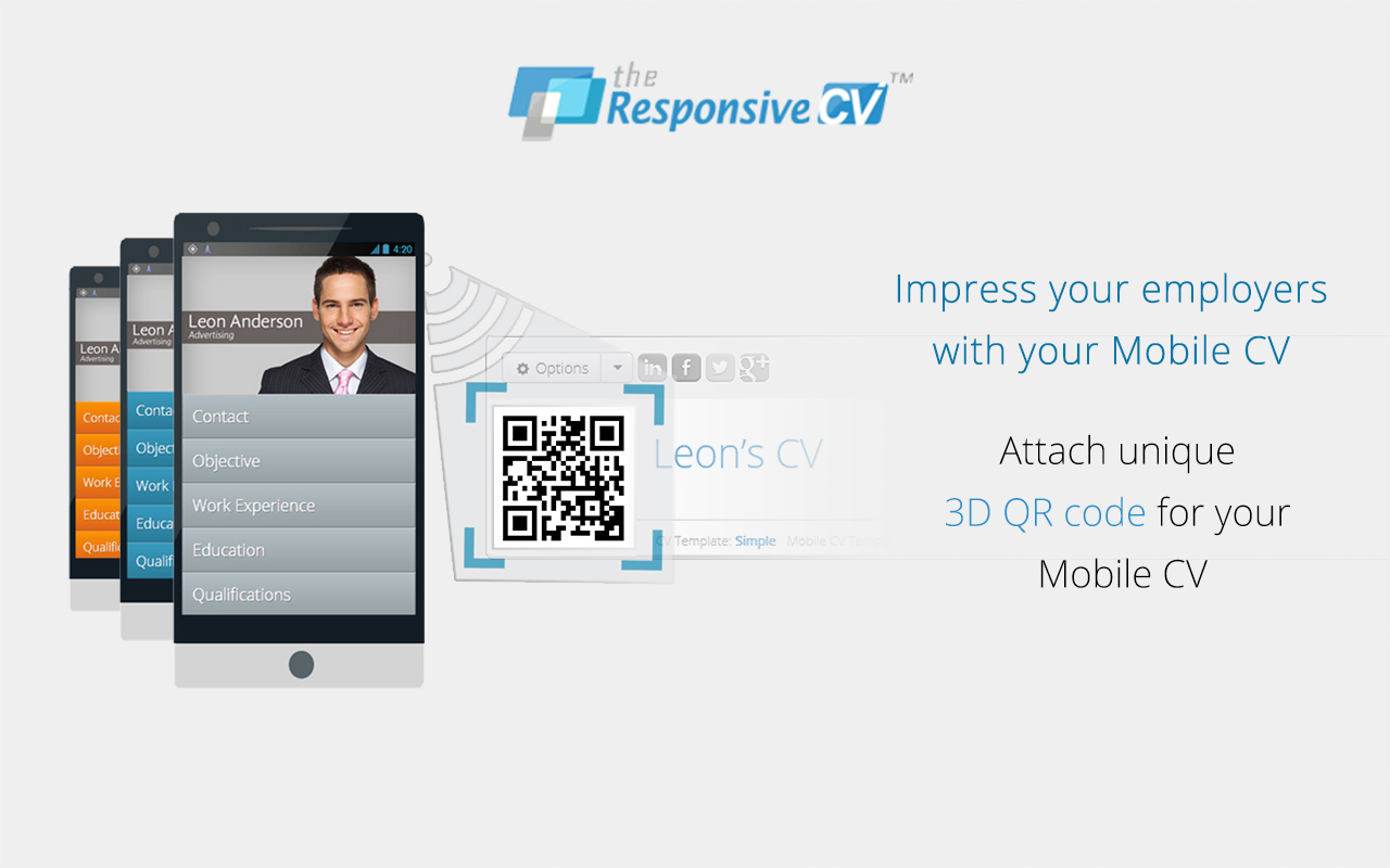 Responsive CV: Resume Maker from LinkedIn截图4