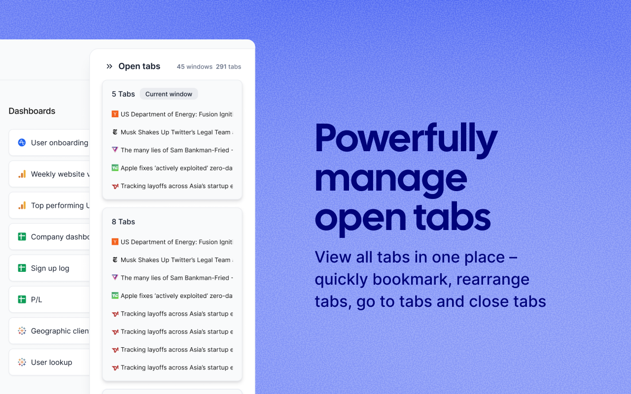 Stackable - Bookmark and Tab Manager截图5