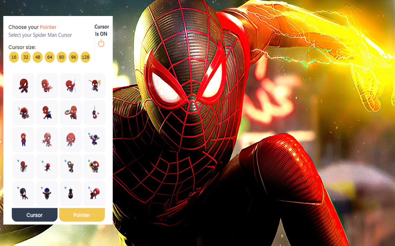 Spider Man Cursor截图1