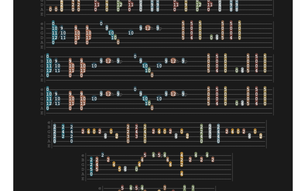 HueTab | Colors for Ultimate Guitar截图2