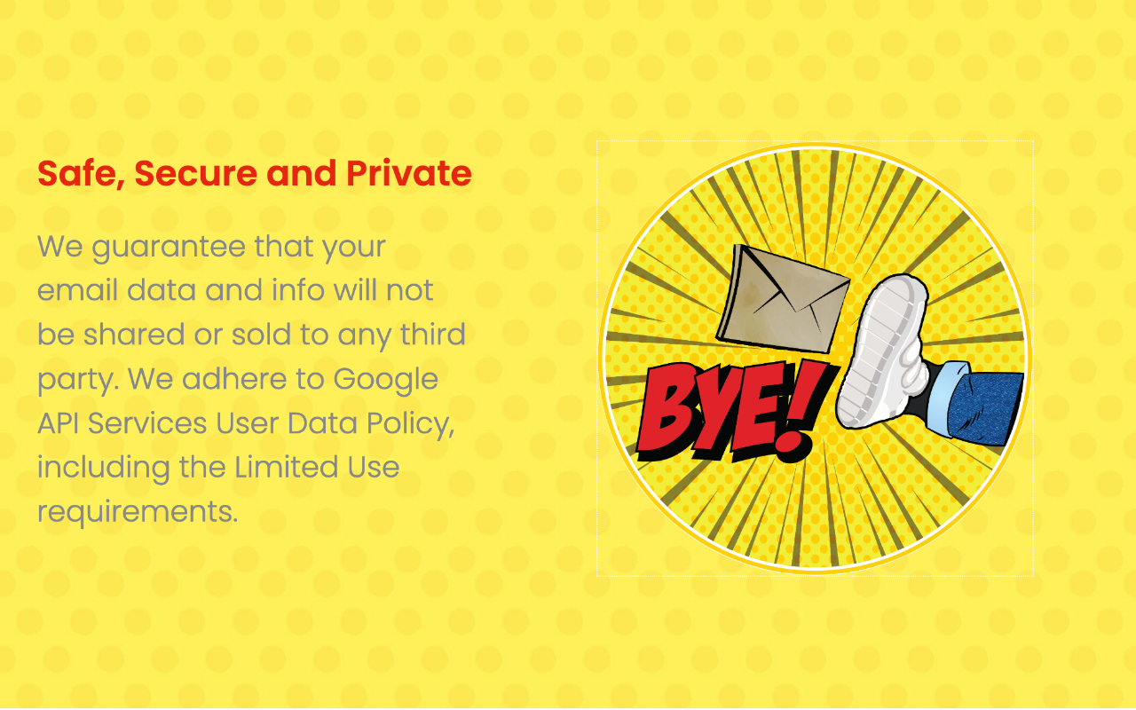BYE! Gmail Extension截图2