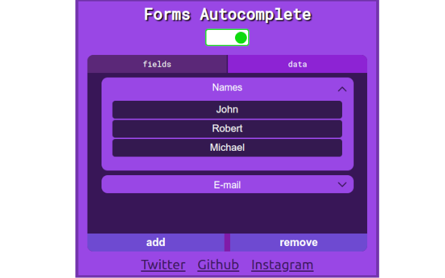 Google Forms Autocomplete截图2