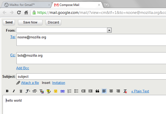 Mailto: for Gmail™截图3