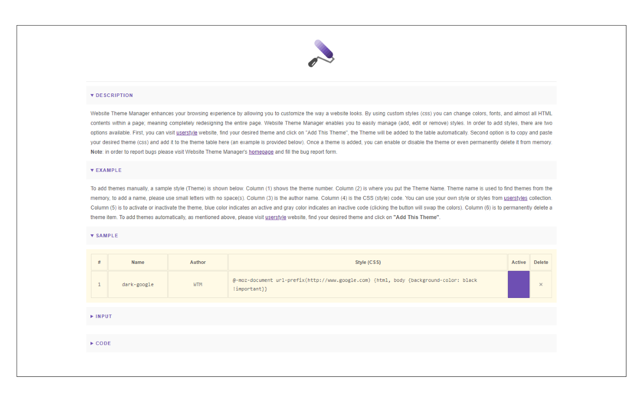 Website Theme Manager截图3