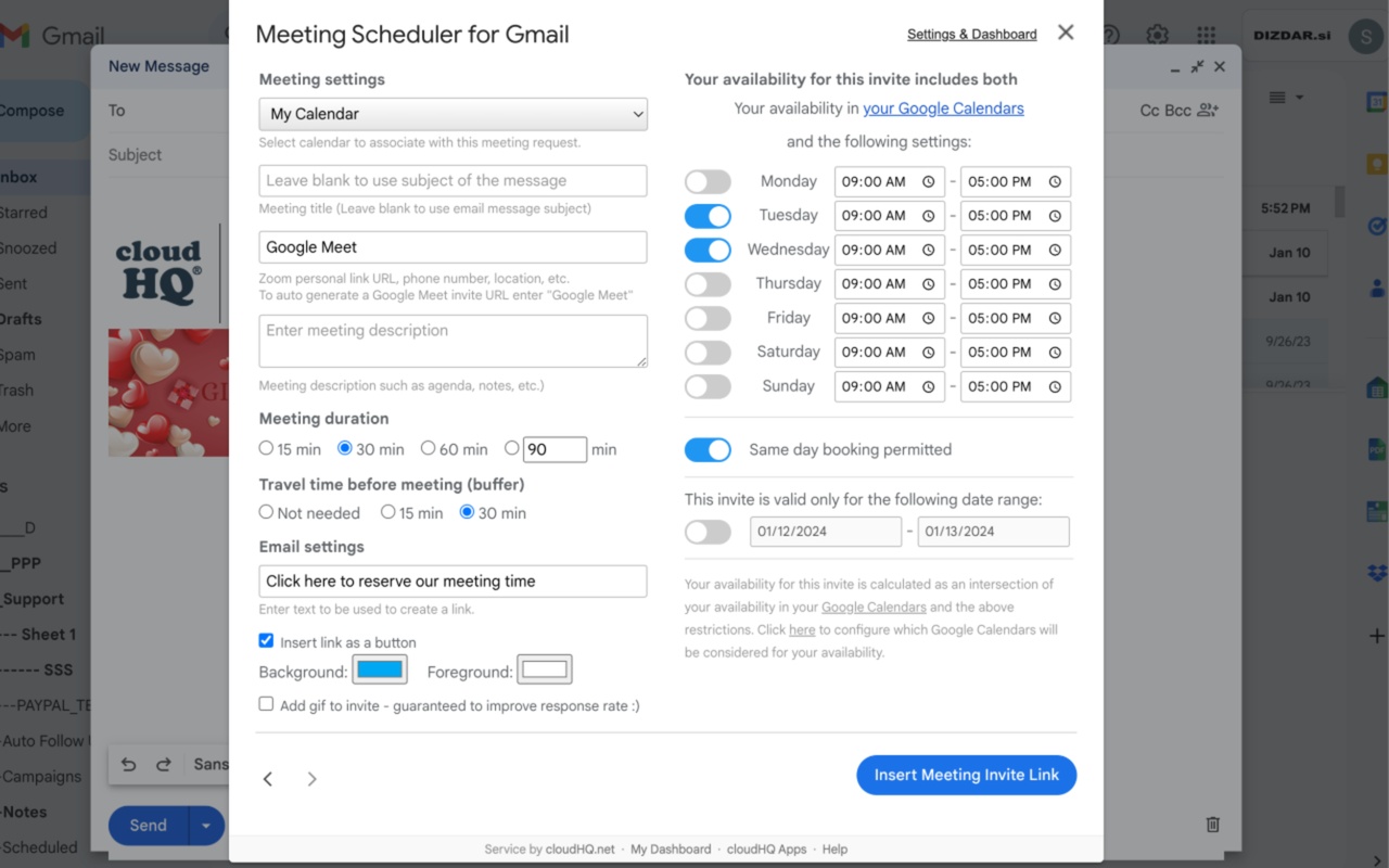 Meeting Scheduler for Gmail™ by cloudHQ截图1