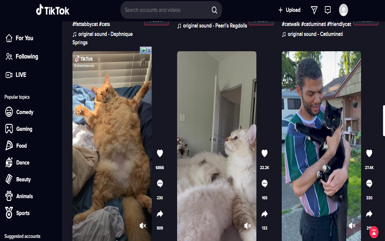 Tiktok Darkmode + Multi Column截图1
