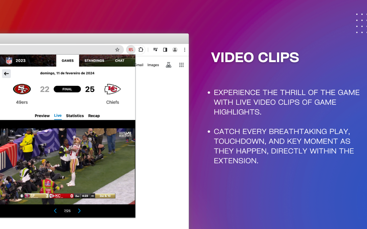 NFL实时中心:比分、数据和球迷聊天截图5