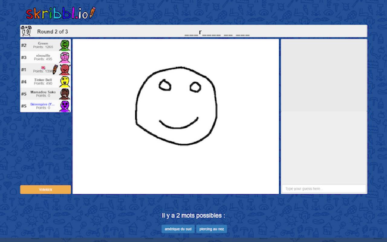 Skribbl io unblocked new tab截图1