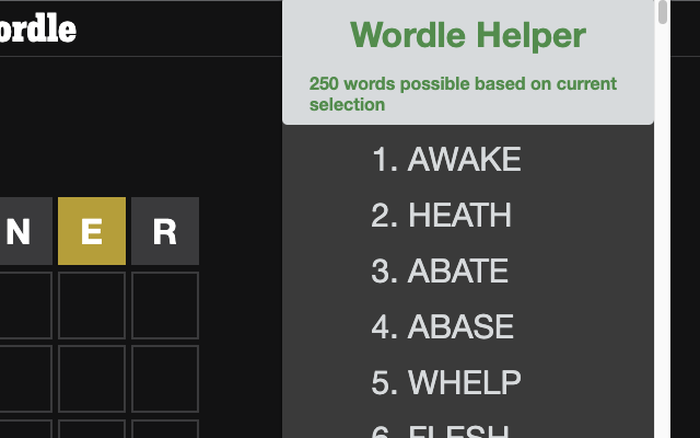 Wordle Helper截图2