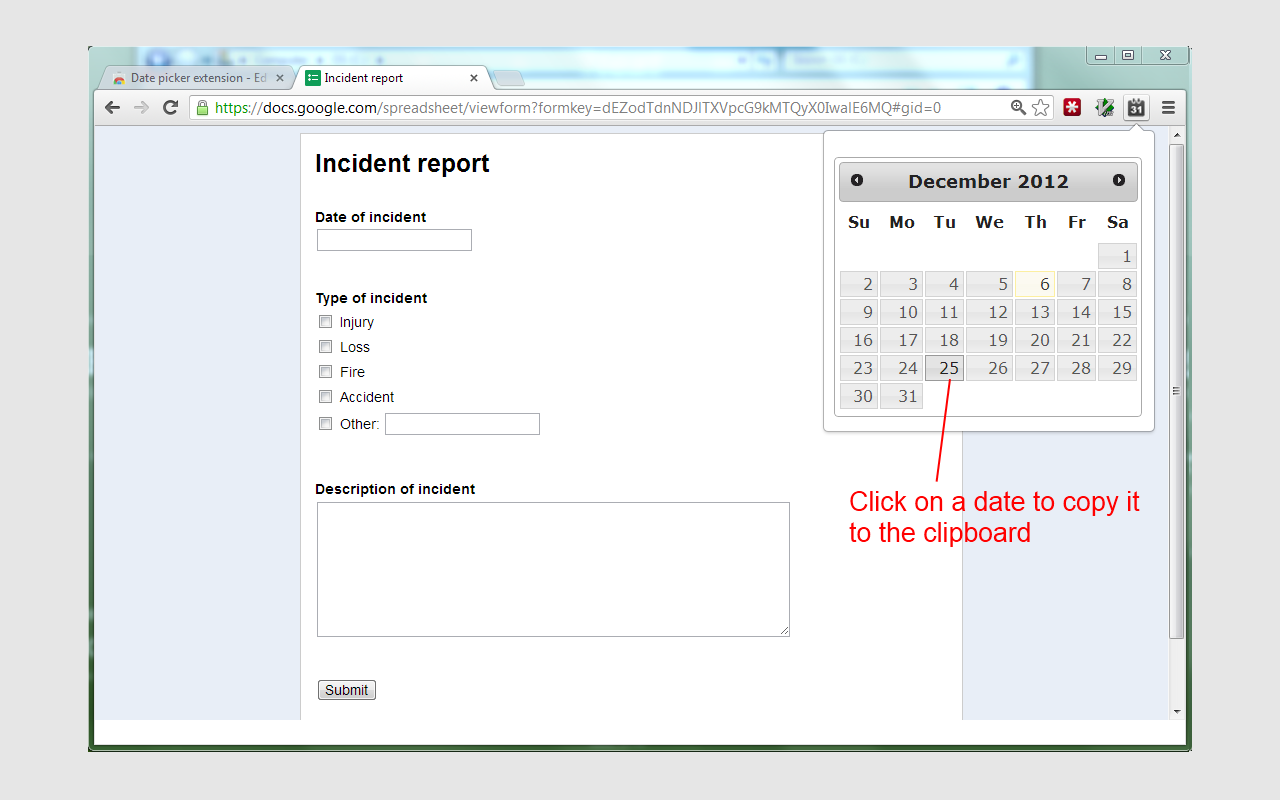 Date picker extension截图3