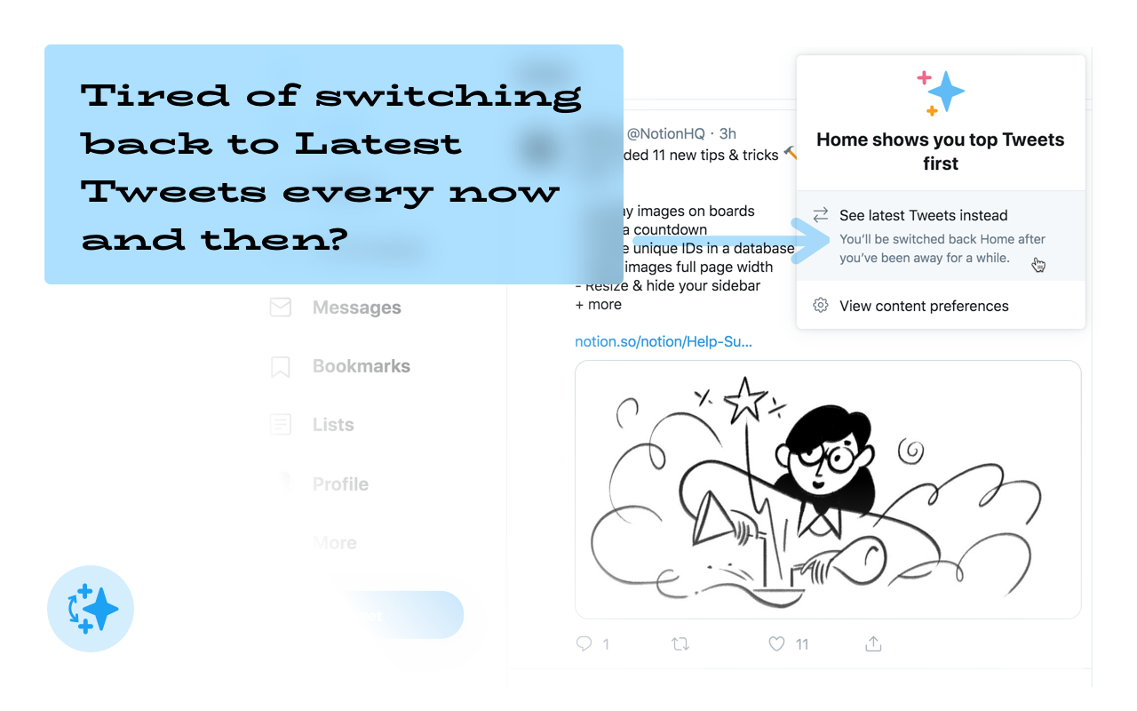 Auto-switch to Latest Tweets for Twitter截图1