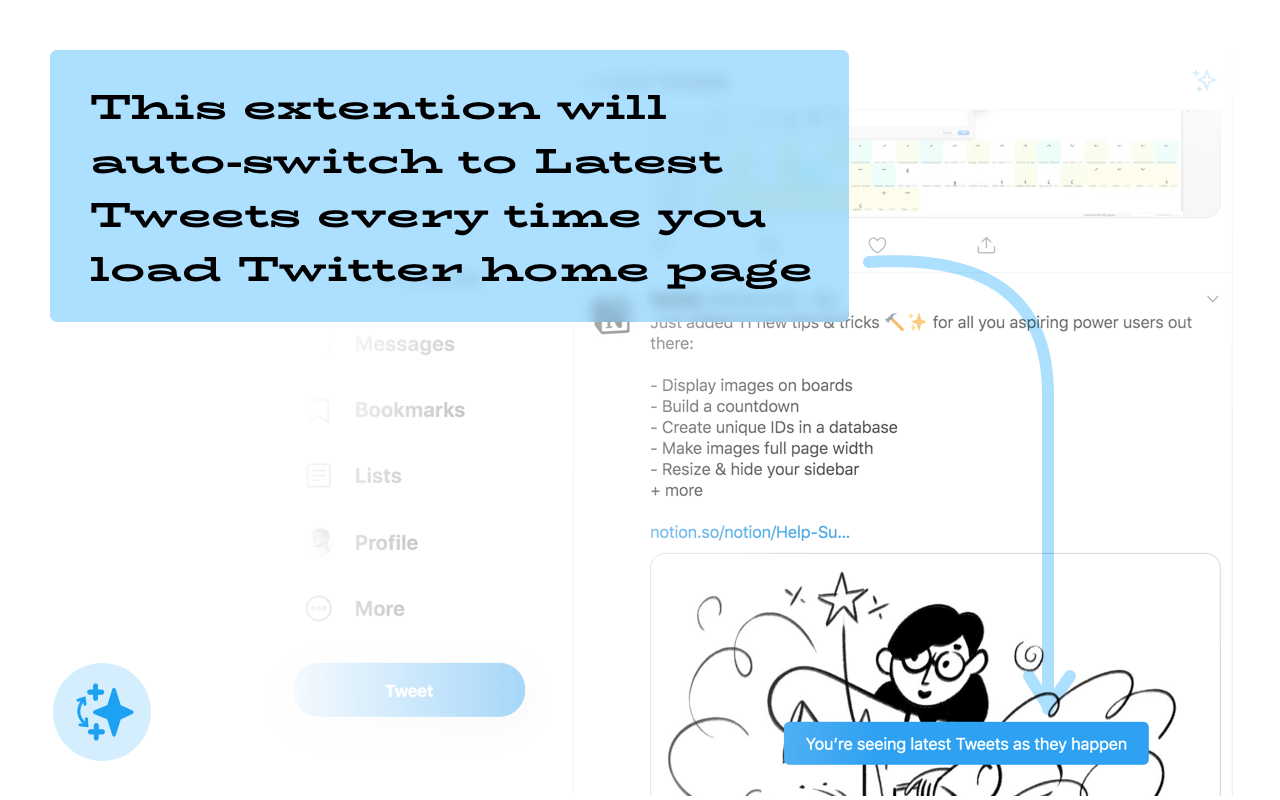 Auto-switch to Latest Tweets for Twitter截图2