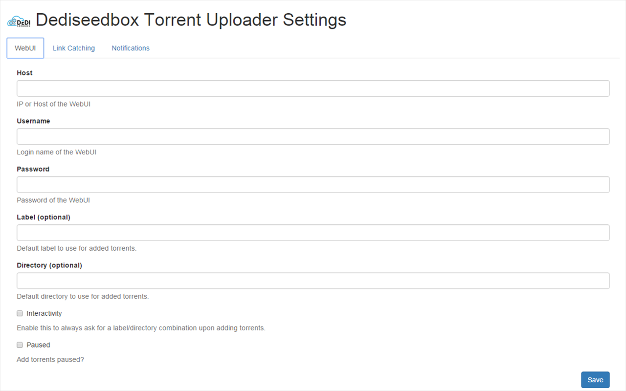 Dediseedbox Torrent Uploader截图2
