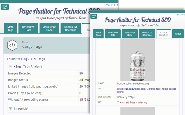 Page Auditor for Technical SEO截图1