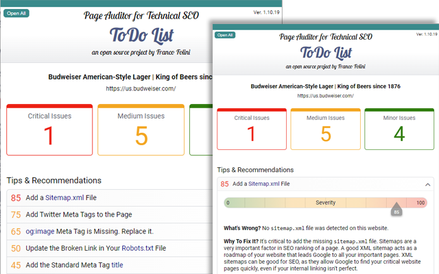 Page Auditor for Technical SEO截图2