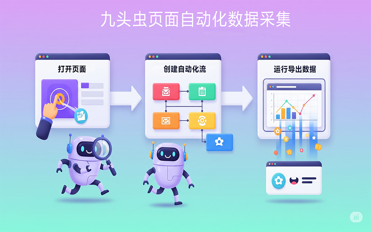 九头虫页面自动化(RPA)数据采集截图2