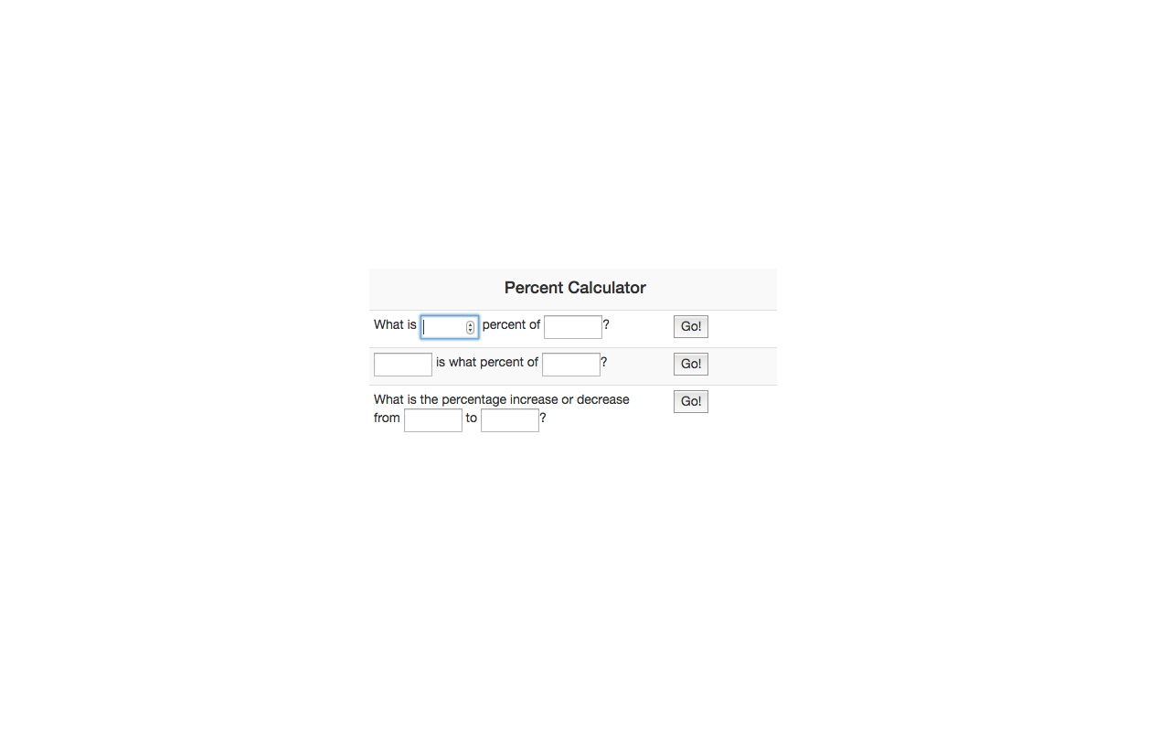 Percent Calculator截图1