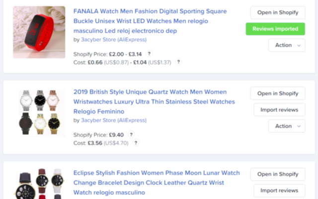 Opinew Shopify Reviews Importer截图1