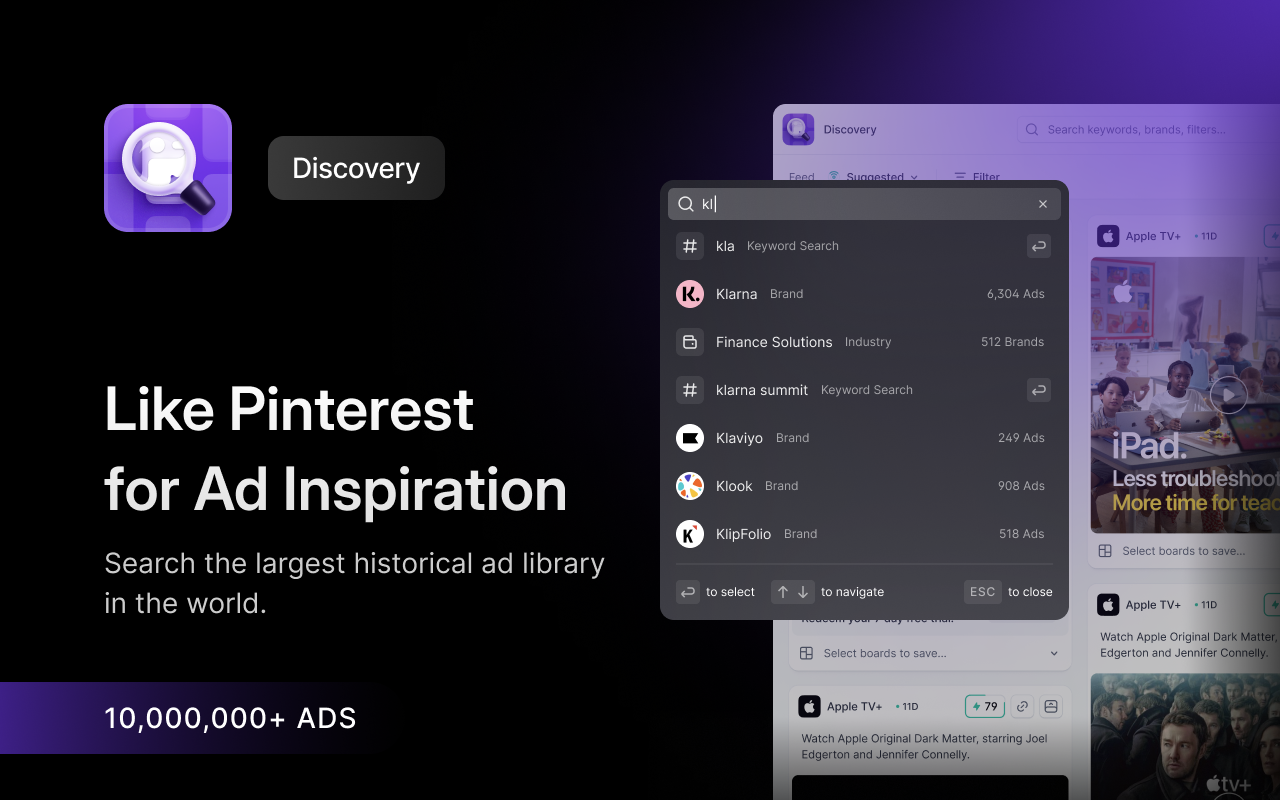 Ad Library - Save Facebook TikTok - Foreplay截图4