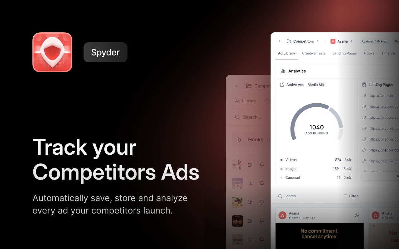 Ad Library - Save Facebook TikTok - Foreplay截图5