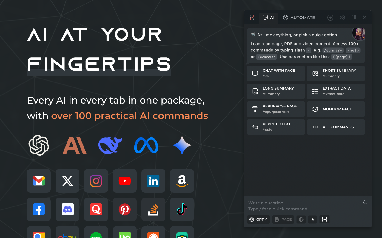 HARPA AI | ChatGPT, Claude, Gemini, DeepSeek & Perplexity 自动化代理截图3