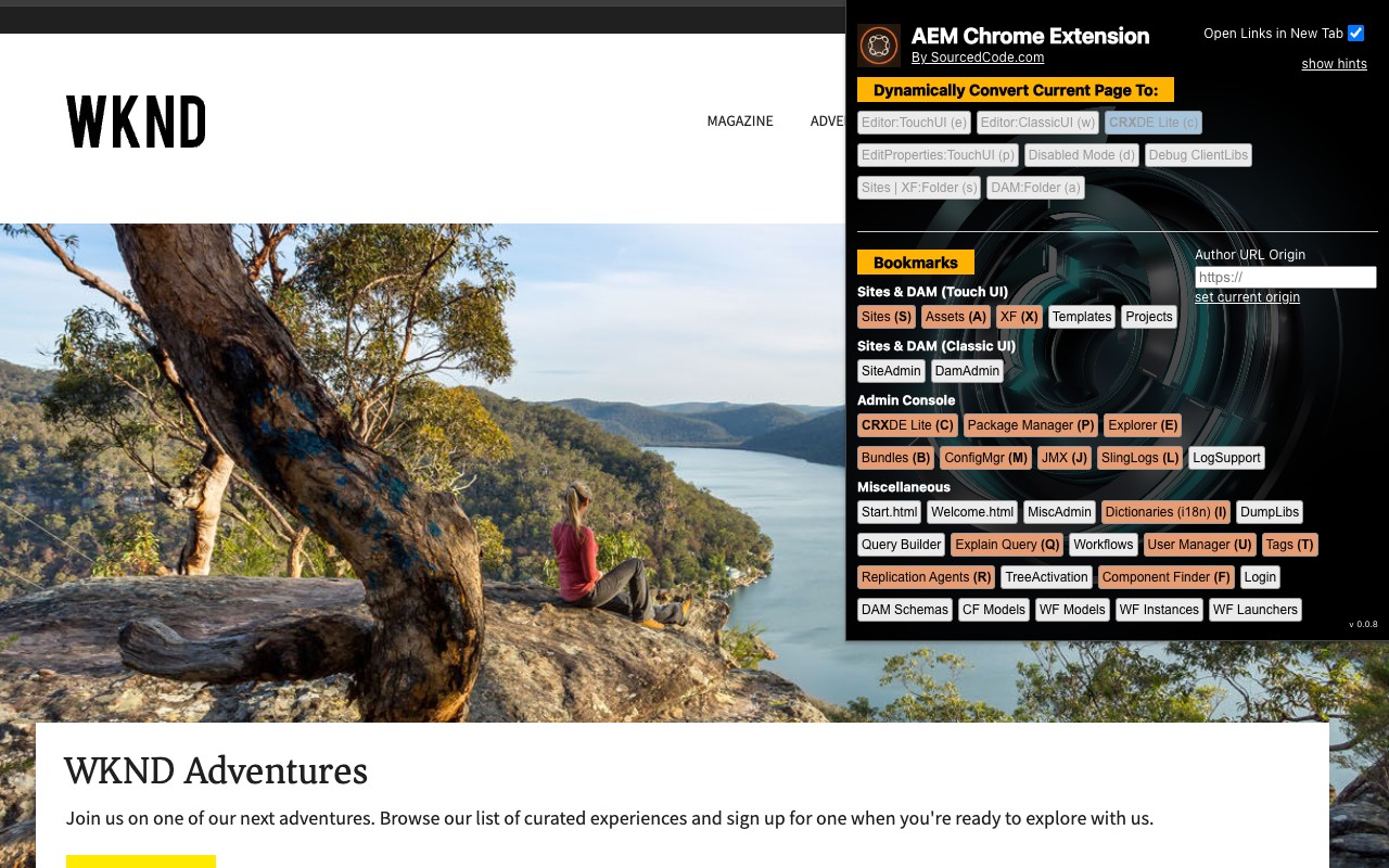 AEM Chrome Extension - SourcedCode截图3