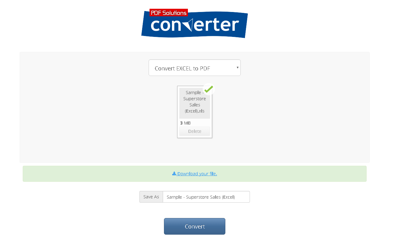 Excel to PDF Converter截图2