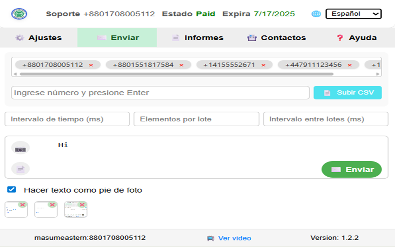 WASender FREE Bulk Messaging Tool截图3