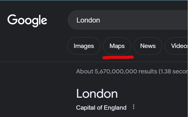 Google Search Maps Button截图1