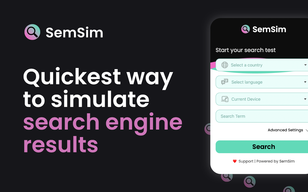 SemSim - Advanced Google Search Simulator截图2