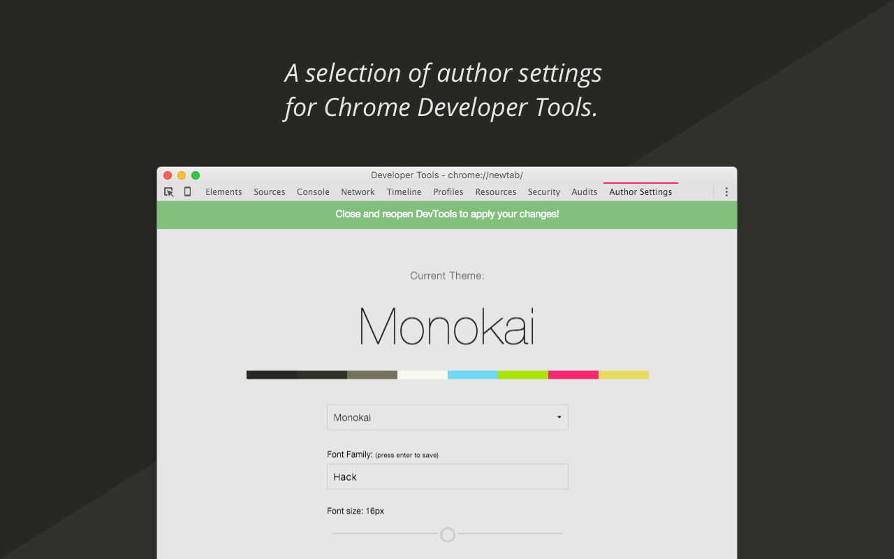 DevTools Author截图2