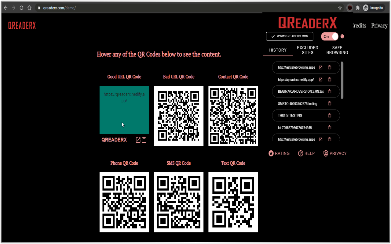 QReaderX - QR Code Reader截图1