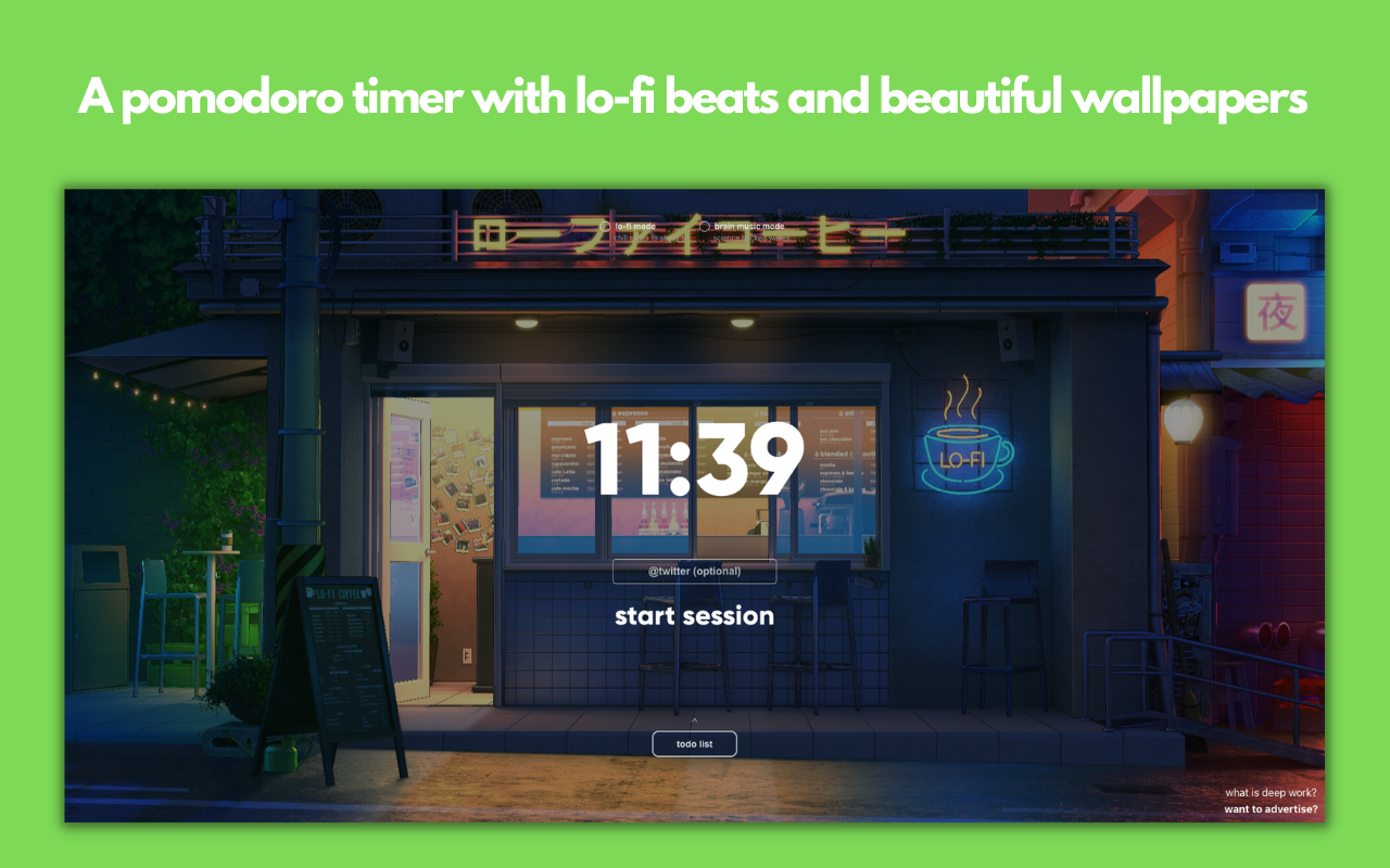 Kaizen Flow - Pomodoro Timer (new tab)截图1