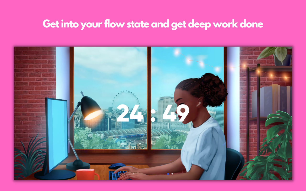 Kaizen Flow - Pomodoro Timer (new tab)截图2