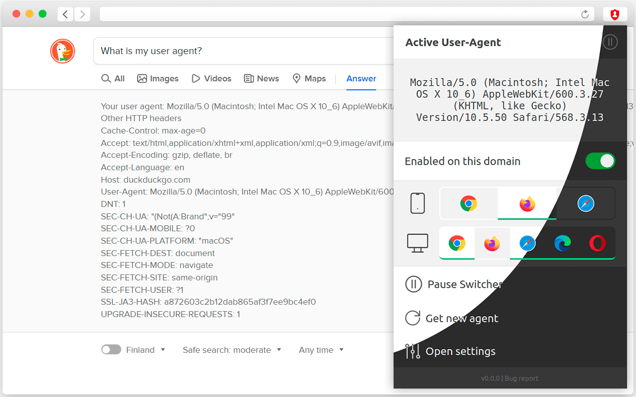 Random User-Agent (Switcher)截图3