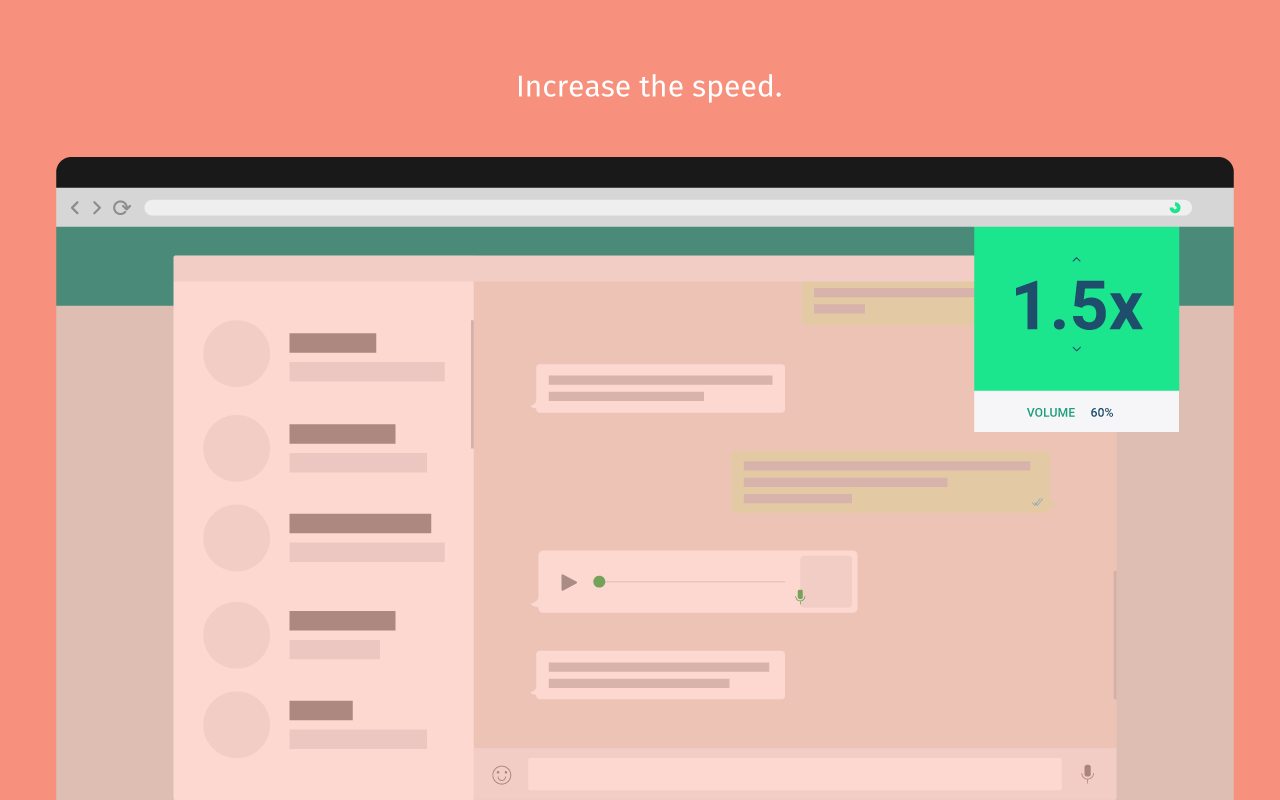 Zapp: WhatsApp Audio Speed and Volume截图3