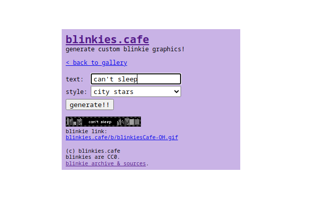 blinkie maker | blinkies.cafe截图2