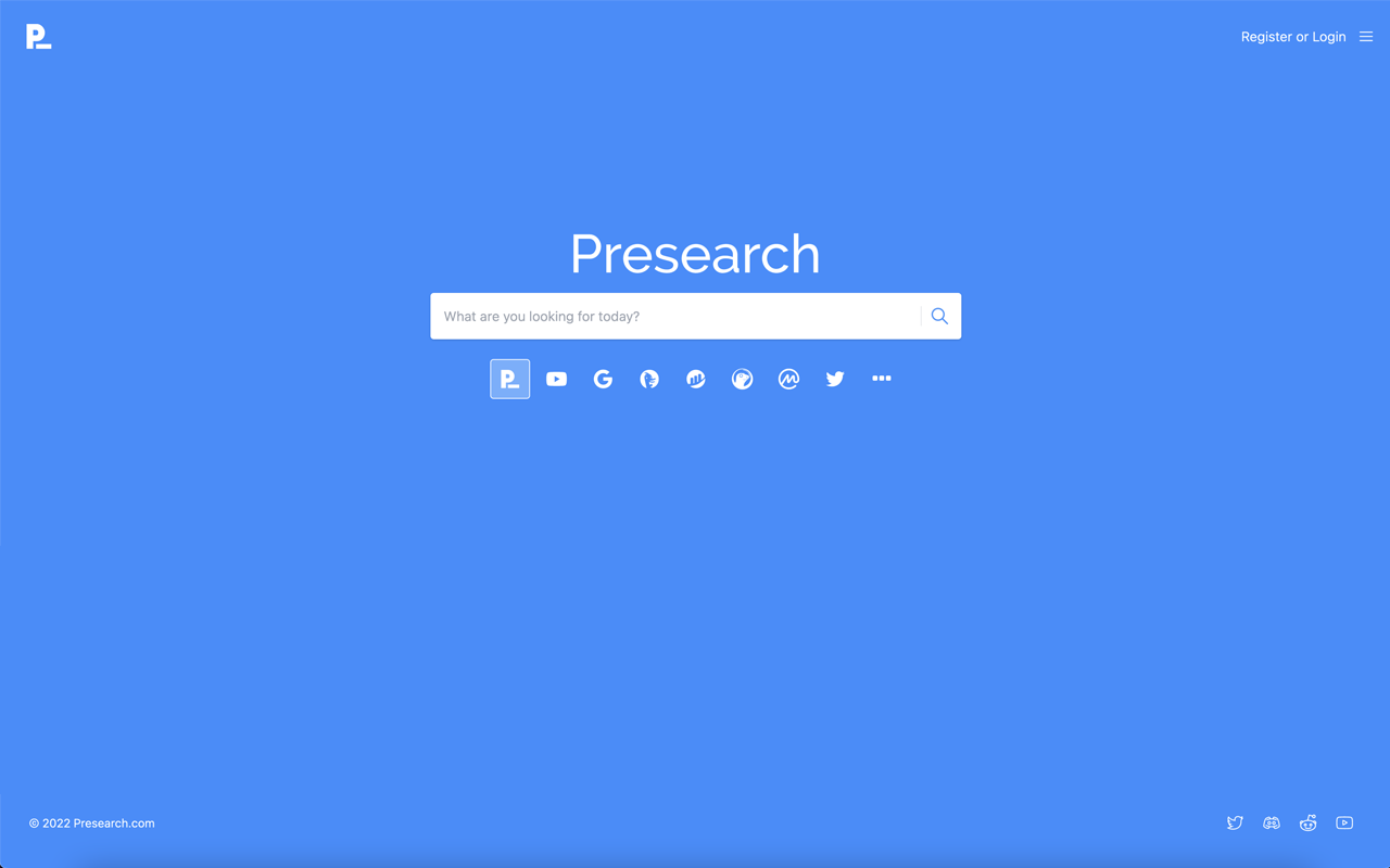 Presearch.com Start With Us截图1