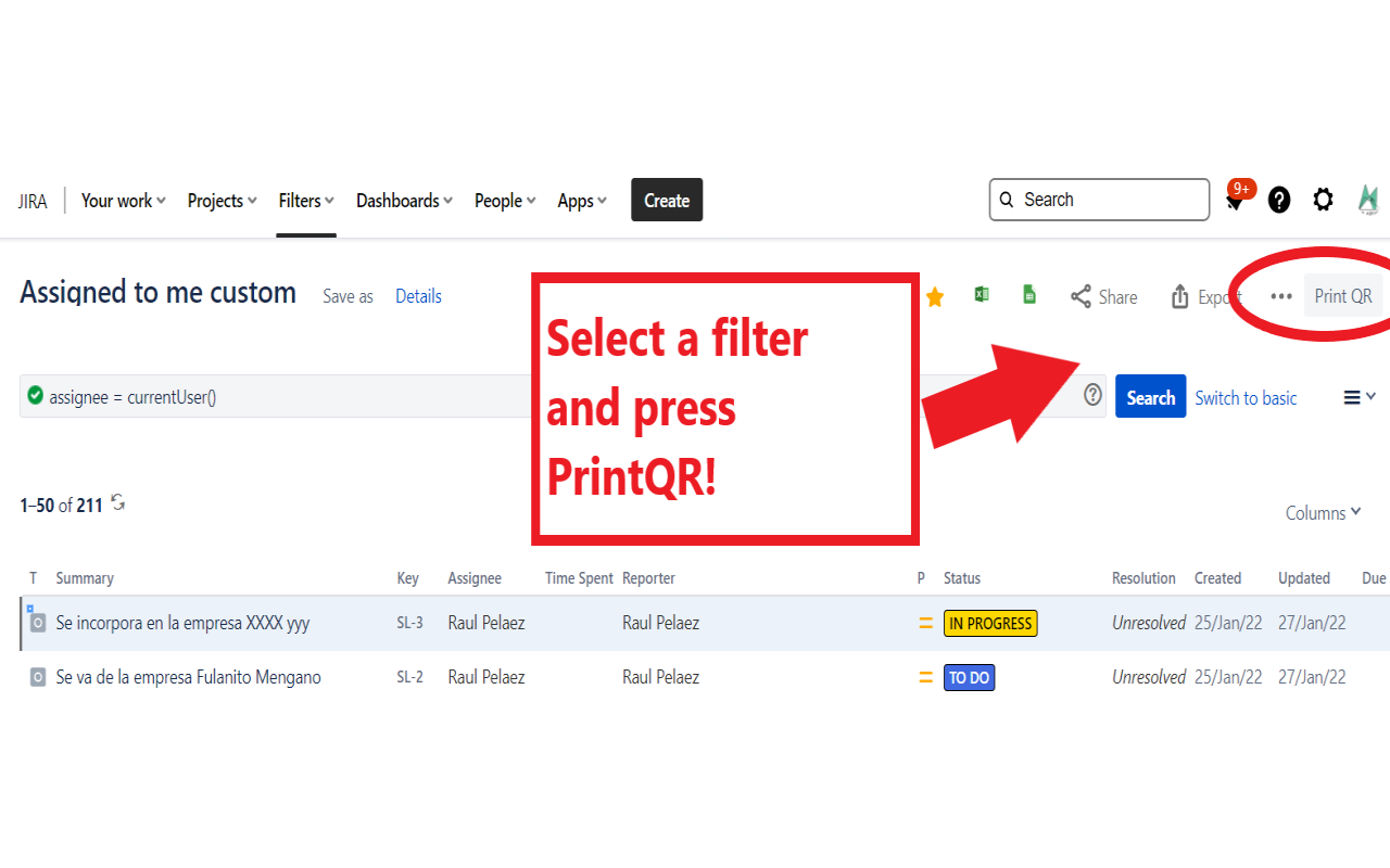 QR Issue Card Printer PRO for JIRA Cloud截图2