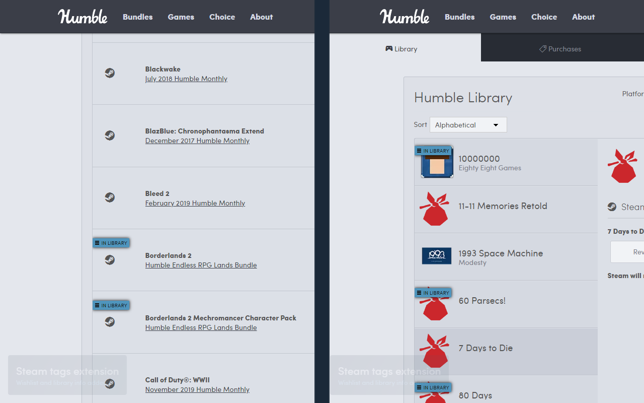 Steam tags for Humble Bundle截图5