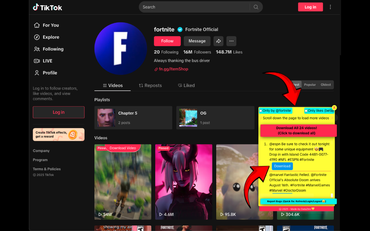 Easy TikTok Video Downloader (Remove Watermark)截图1