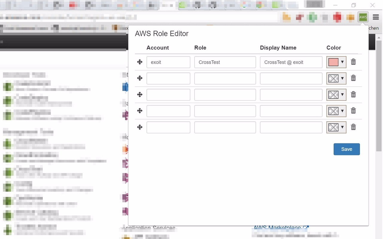 AWS Role Editor截图2