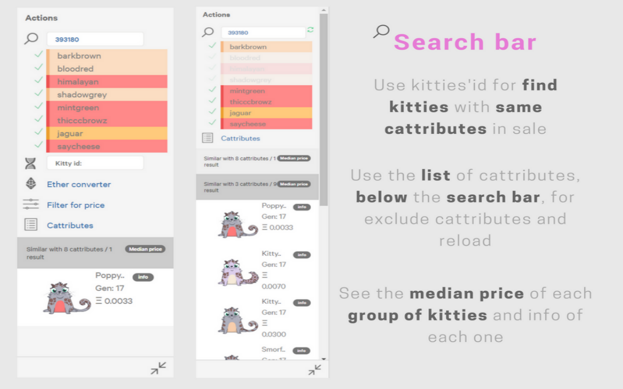 CryptoKitties Finder截图3
