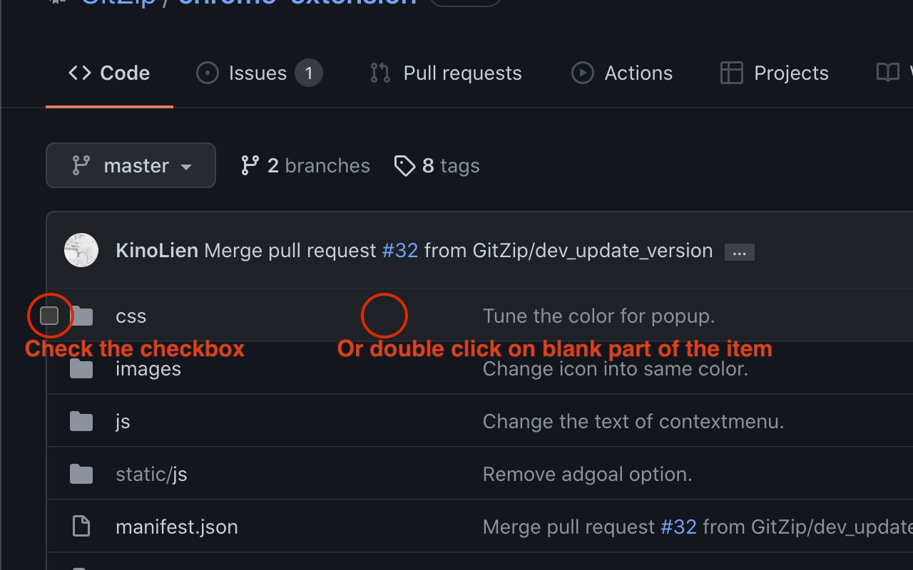 GitZip for github截图3