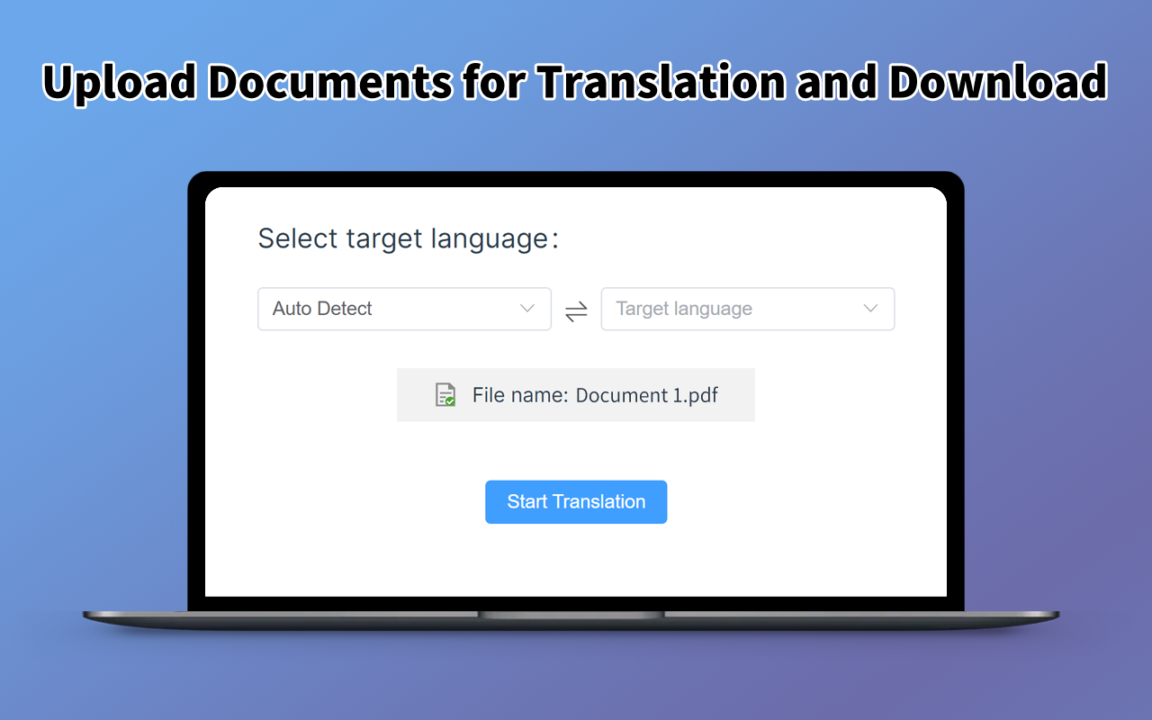 PDF Translator - 在线翻译 PDF截图2