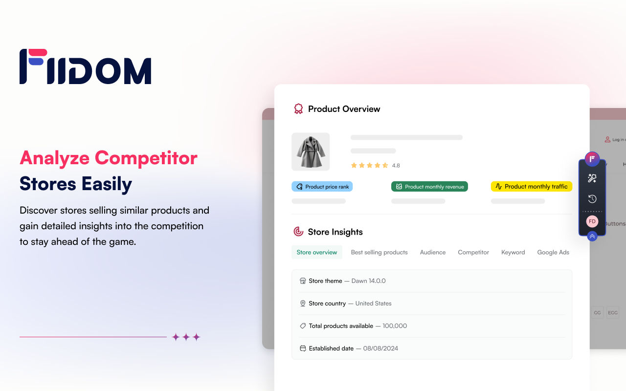 Fiidom - AI-Powered Solution for eCommerce截图5