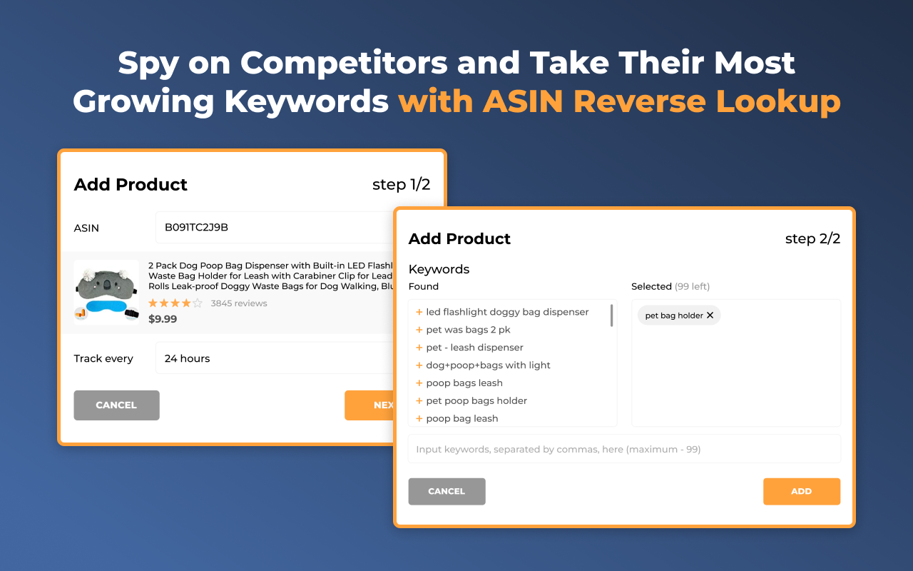 Amazon Keyword Tracker & Reverse Asin Lookup截图1